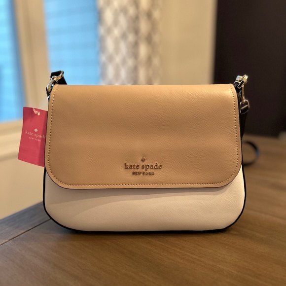 kate spade Handbags - Kate Spade Color-Block Staci Saffiano Medium Satchel/Crossbody